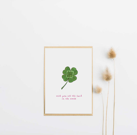 Wish you all the luck in the world